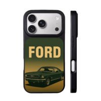 FORD vintage Mustang car iPhone 17 Pro Max Black Case