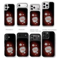 Formula1 F1 water drops red Chris Brown Phone Case Black Electroplated Silver For Iphone 11 To 17