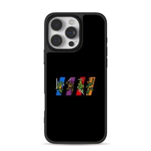 Four TMNT ninja turtles art Phone Case for iPhone 11-17 & Samsung Galaxy S24-S26