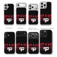 FP esports five players red black Chris Brown Phone Case Black Electroplated Silver For Iphone 11 To 17