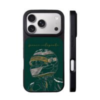 Franco Colapinto helmet sketch iPhone 17 Pro Max Black Case