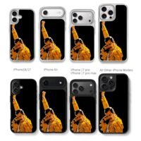 Freddie Mercury Queen live art Chris Brown Phone Case Black Electroplated Silver For Iphone 11 To 17
