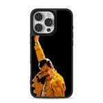 Freddie Mercury Queen live art iPhone 16 Pro Max Black Case