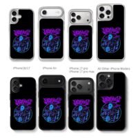 Friday the 13th Jason Voorhees Chris Brown Phone Case Black Electroplated Silver For Iphone 11 To 17