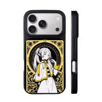 Frieren anime elf tarot card iPhone 17 Pro Max Black Case