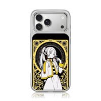 Frieren anime elf tarot card iPhone 17 Pro Max Electroplated Silver Case1