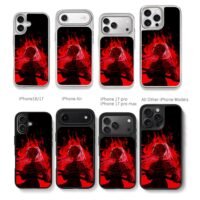 Frieren fiery elf sword girl Chris Brown Phone Case Black Electroplated Silver For Iphone 11 To 17