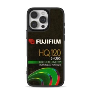 Fujifilm HQ120 vintage videotape Phone Case for iPhone 11-17 & Samsung Galaxy S24-S26