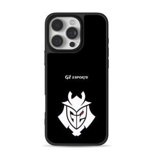 G2 Esports red eye knight logo iPhone 16 Pro Max Black Case