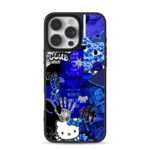 Gabby Hello Kitty blue collage Phone Case for iPhone 11-17 & Samsung Galaxy S24-S26