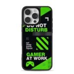Gamer Do Not Disturb game art iPhone 16 Pro Max Black Case