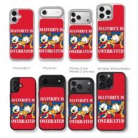 Garfield Odie laugh overrated Chris Brown Phone Case Black Electroplated Silver For Iphone 11 To 17