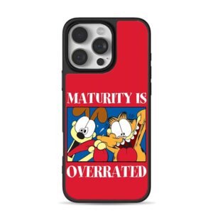Garfield Odie laugh overrated Phone Case for iPhone 11-17 & Samsung Galaxy S24-S26