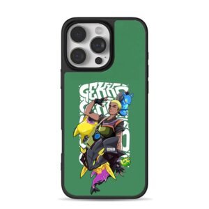 Gekko Valorant creatures art Phone Case for iPhone 11-17 & Samsung Galaxy S24-S26