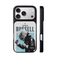 George Russell 63 Mercedes F1 iPhone 17 Pro Max Black Case
