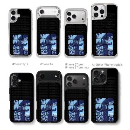George Russell F1 mosaic art Chris Brown Phone Case Black Electroplated Silver For Iphone 11 To 17