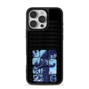 George Russell F1 mosaic art Phone Case for iPhone 11-17 & Samsung Galaxy S24-S26