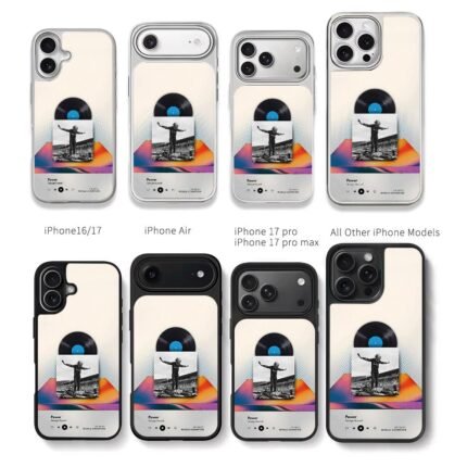 George Russell F1 racing vinyl Chris Brown Phone Case Black Electroplated Silver For Iphone 11 To 17