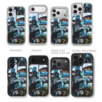 GeorgeRussellF1MercedesCollage Chris Brown Phone Case Black Electroplated Silver For Iphone 11 To 17
