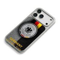 Germany national football logo iPhone 17 Pro Max Electroplated Silver Case2