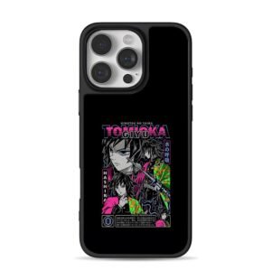 Giyu Tomioka Demon Slayer art Phone Case for iPhone 11-17 & Samsung Galaxy S24-S26