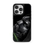 Glowing green armored doom art Phone Case for iPhone 11-17 & Samsung Galaxy S24-S26
