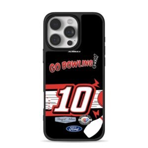 Go Bowling 10 StewartHaas Ford Phone Case for iPhone 11-17 & Samsung Galaxy S24-S26