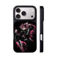 Goku Black SS Rose battle art iPhone 17 Pro Max Black Case