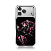 Goku Black SS Rose battle art iPhone 17 Pro Max Electroplated Silver Case1