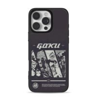 Goku Dragon Ball Wu symbol art iPhone 16 Pro Max Black Case