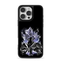 Goku Ultra Instinct DBZ Art iPhone 16 Pro Max Black Case