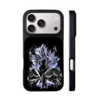 Goku Ultra Instinct DBZ Art iPhone 17 Pro Max Black Case