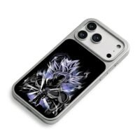 Goku Ultra Instinct DBZ Art iPhone 17 Pro Max Electroplated Silver Case2