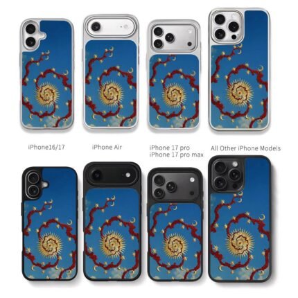 Gold sun moon star vine sky Chris Brown Phone Case Black Electroplated Silver For Iphone 11 To 17