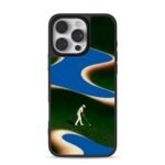 Golfer putting on golf course iPhone 16 Pro Max Black Case