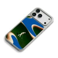 Golfer putting on golf course iPhone 17 Pro Max Electroplated Silver Case2