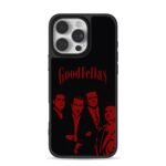 Goodfellas red text four mob men iPhone 16 Pro Max Black Case