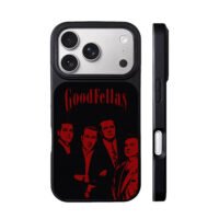 Goodfellas red text four mob men iPhone 17 Pro Max Black Case