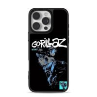 Gorillaz 2D playing guitar art Phone Case for iPhone 11-17 & Samsung Galaxy S24-S26
