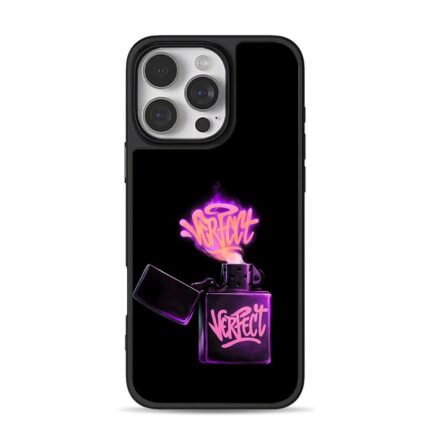 Graffiti neon zippo lighter perfect iPhone 16 Pro Max Black Case