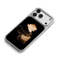 Graffiti perfect lighter flame iPhone 17 Pro Max Electroplated Silver Case2