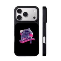 Grand Theft Auto Vice City 3D logo iPhone 17 Pro Max Black Case