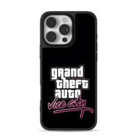 Grand Theft Auto Vice City logo Phone Case for iPhone 11-17 & Samsung Galaxy S24-S26