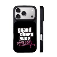 Grand Theft Auto Vice City logo iPhone 17 Pro Max Black Case
