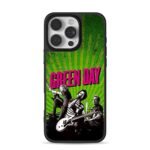 Green Day punk band green stage art iPhone 16 Pro Max Black Case