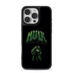 Green Hulk fist with HULK text Phone Case for iPhone 11-17 & Samsung Galaxy S24-S26