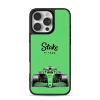 Green Stake F1 Team Formula 1 car Phone Case for iPhone 11-17 & Samsung Galaxy S24-S26