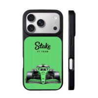Green Stake F1 Team Formula 1 car iPhone 17 Pro Max Black Case