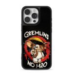 Gremlins Gizmo yellow umbrella NO H2O iPhone 16 Pro Max Black Case