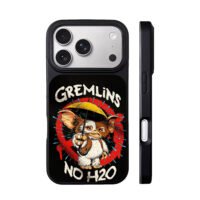 Gremlins Gizmo yellow umbrella NO H2O iPhone 17 Pro Max Black Case